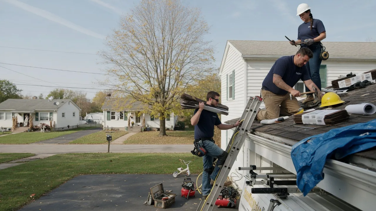Local Roofing Contractors in Downs, IL near me